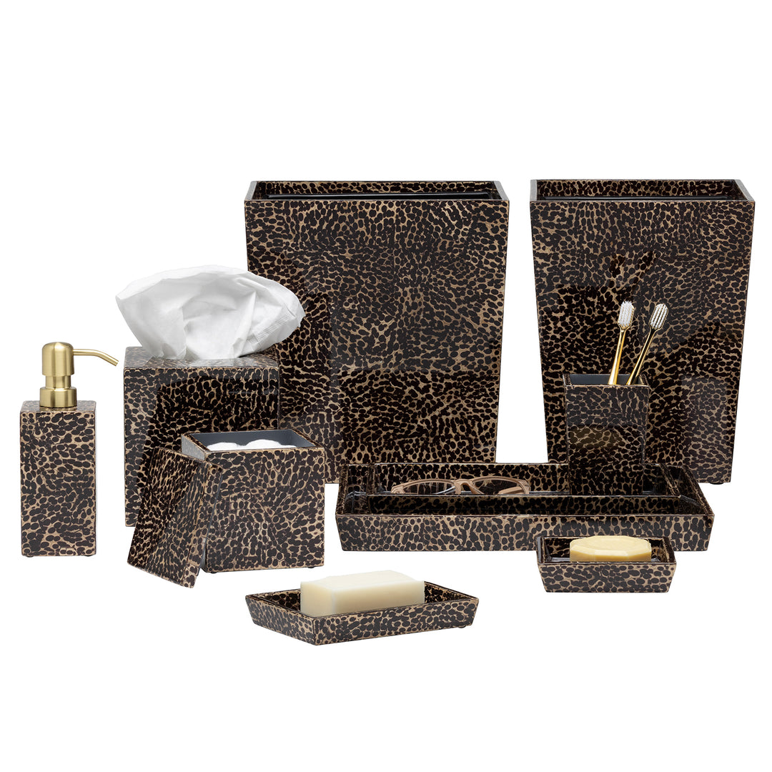 Callas Lacquered Eggshell Bathroom Accessories (Deep Bronze)