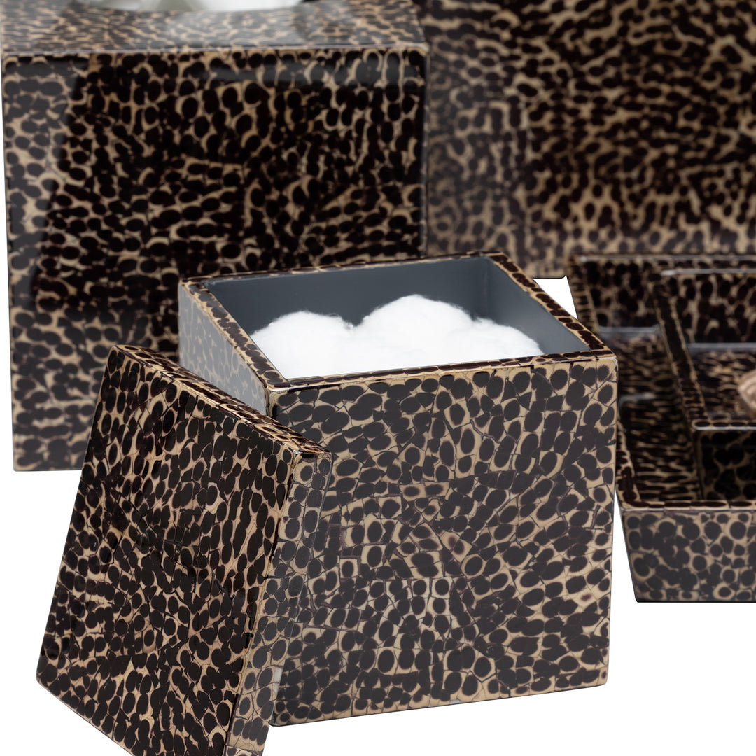 Callas Lacquered Eggshell Bathroom Accessories (Deep Bronze)