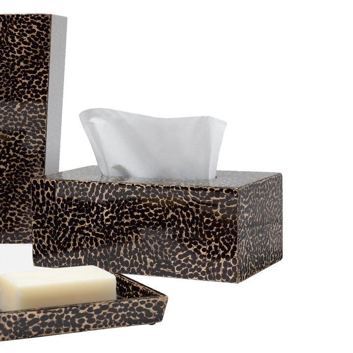 Callas Lacquered Eggshell Bathroom Accessories (Deep Bronze)