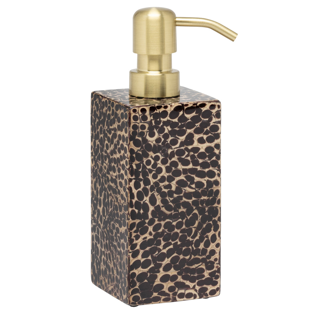 Callas Lacquered Eggshell Soap Dispenser (Deep Bronze)