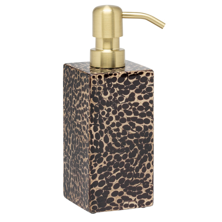Callas Lacquered Eggshell Soap Dispenser (Deep Bronze)
