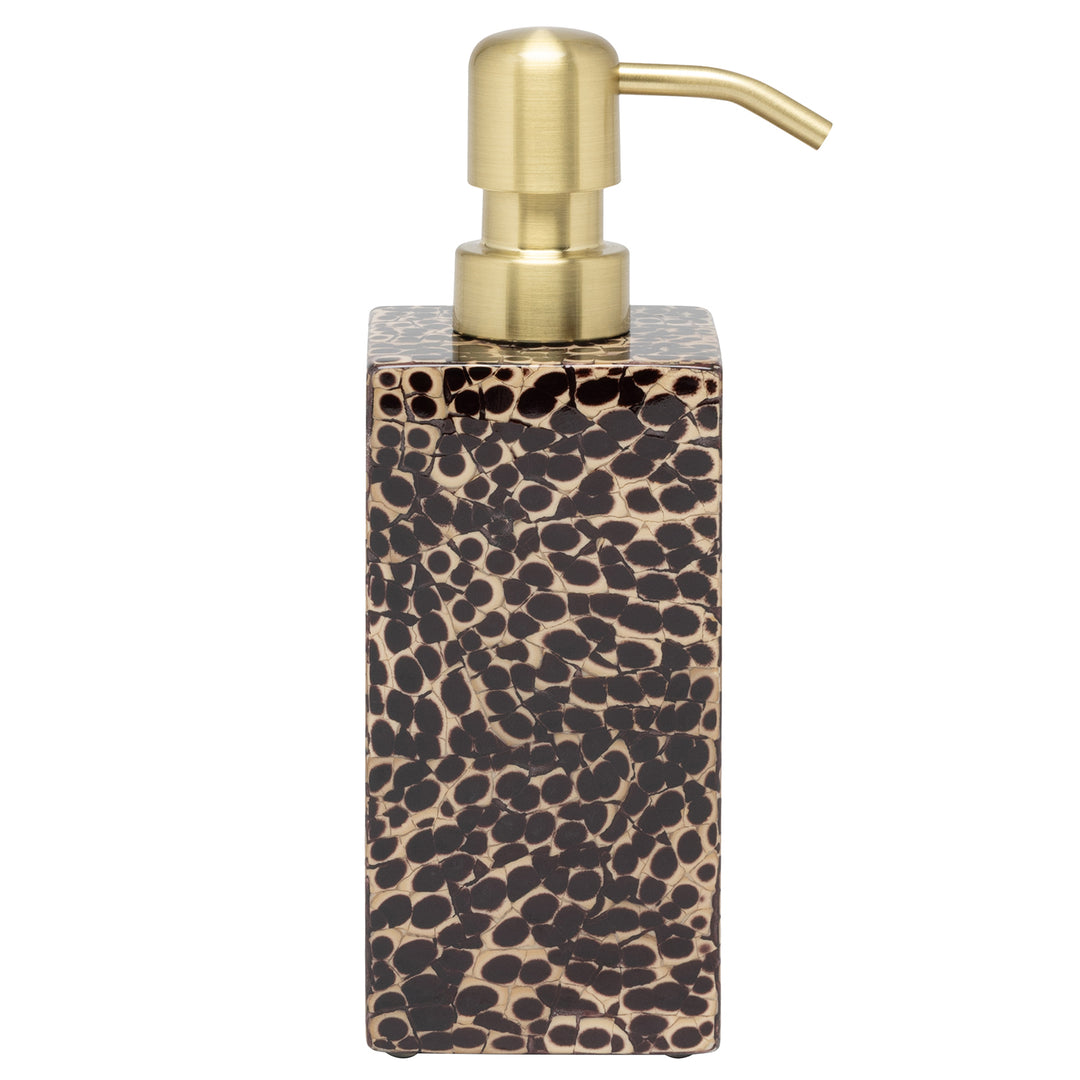 Callas Lacquered Eggshell Soap Dispenser (Deep Bronze)