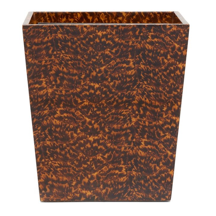 Carmel High-Gloss Faux Tortoise Bathroom Accessories