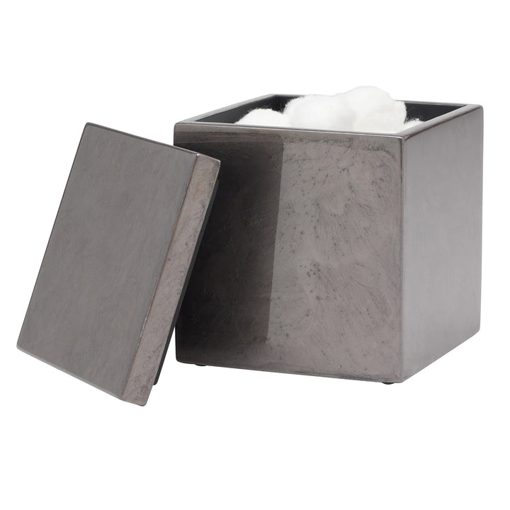 Charlotte Burl Resin Bathroom Accessories (Pewter)