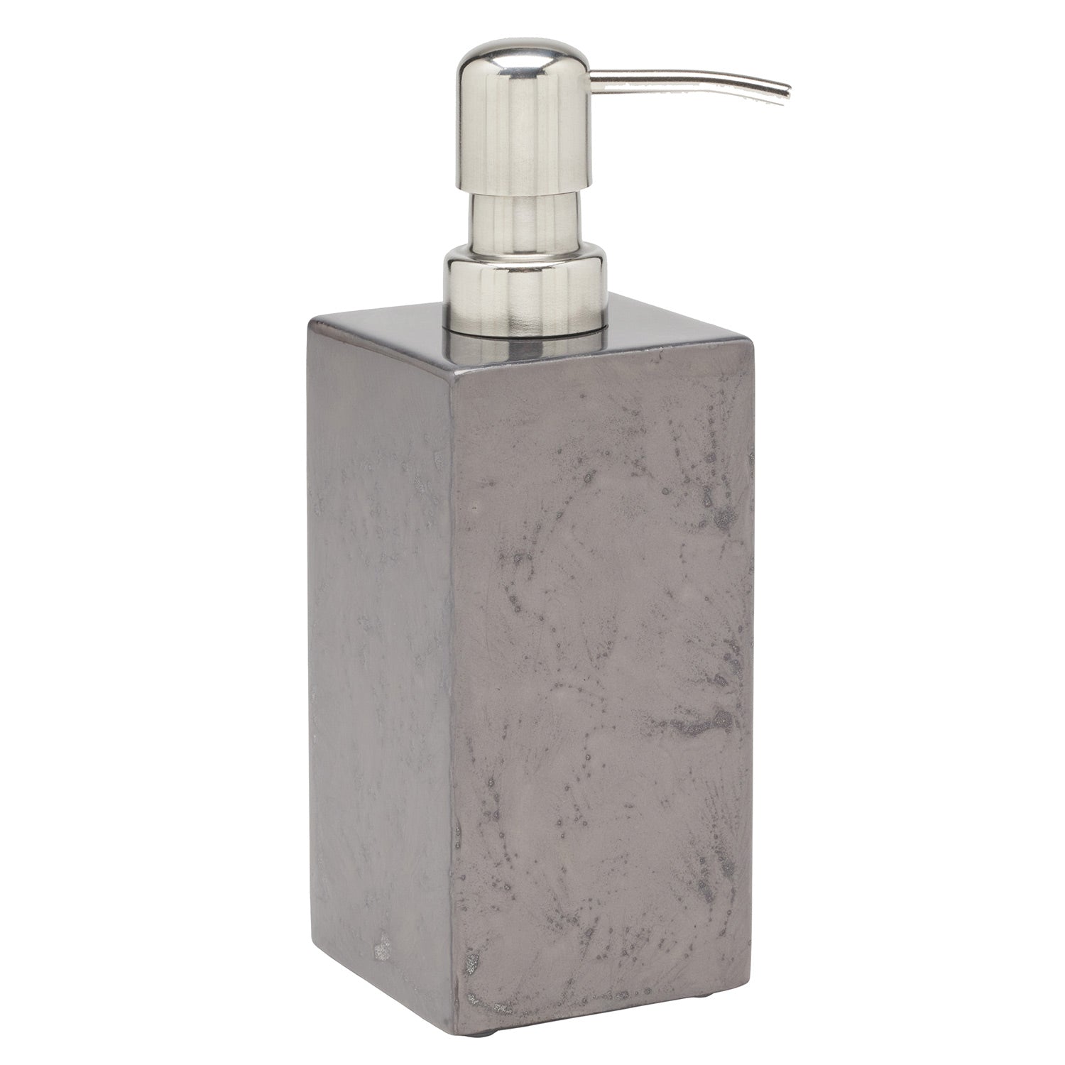 Charlotte Burl Resin Soap Dispenser (pewter) – Hudson & Vine