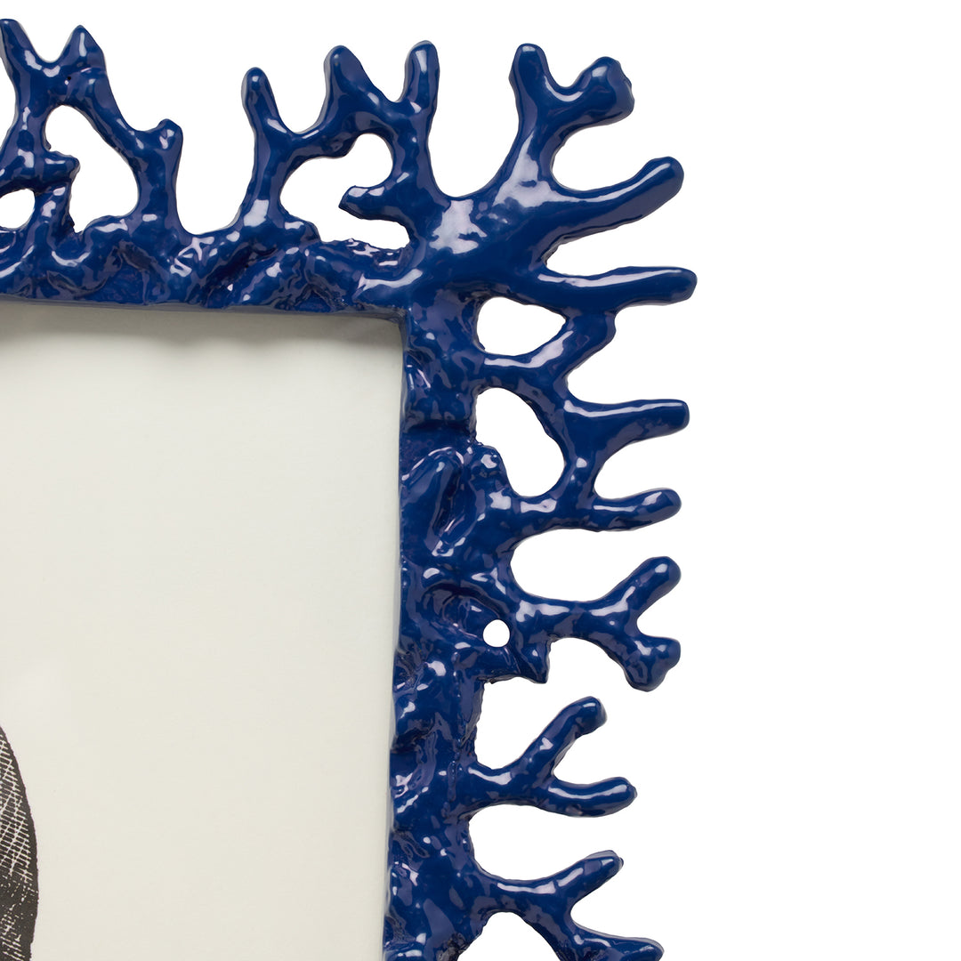 Chelsea Brass Picture Frame (Navy Blue)