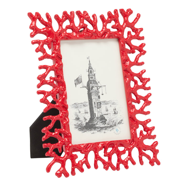Chelsea Brass Picture Frame (Red)