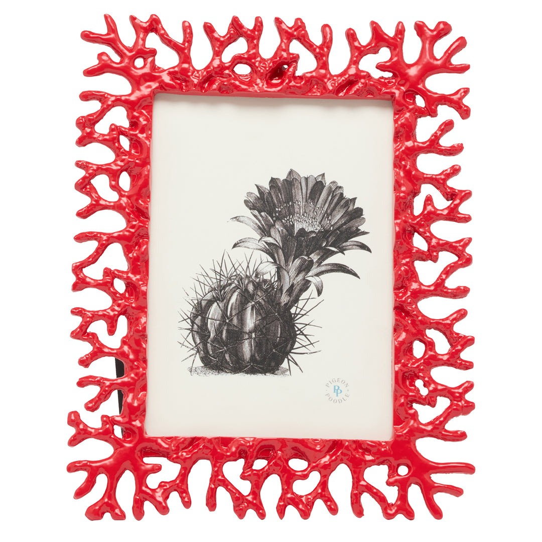 Chelsea Brass Picture Frame (Red)