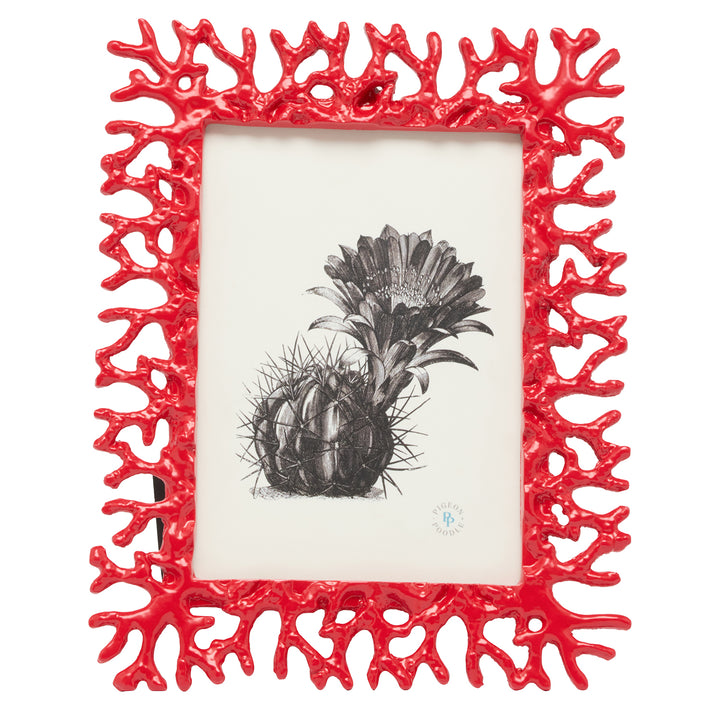 Chelsea Brass Picture Frame (Red)