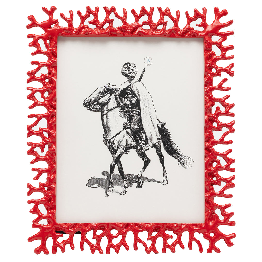 Chelsea Brass Picture Frame (Red)