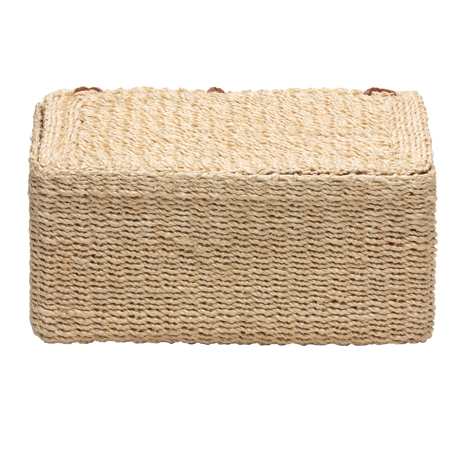 Chelston Abaca Rectangular Double Toilet Paper Holder - Thumbnail 5