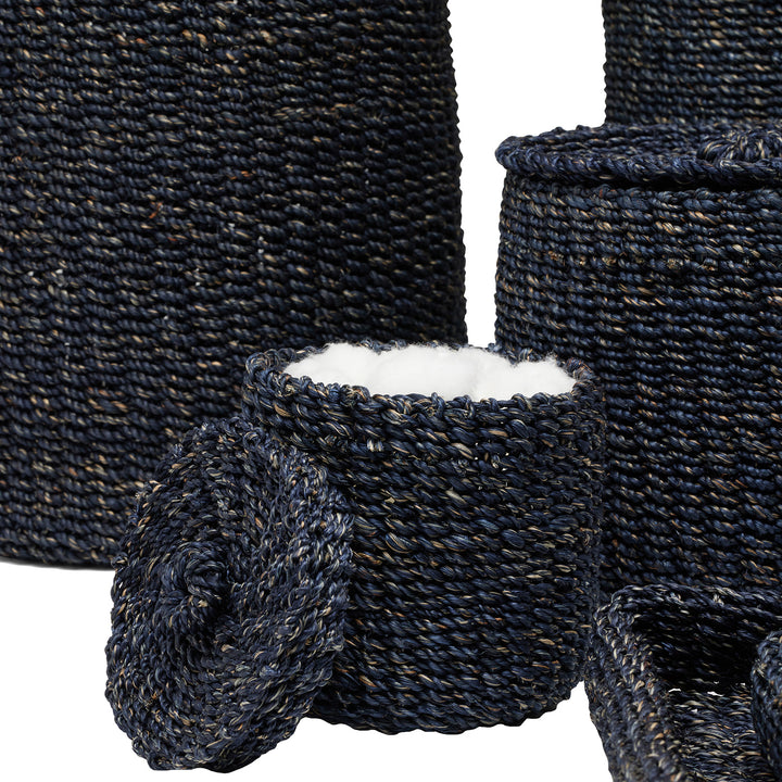 Chelston Abaca Bathroom Accessories (Indigo Blue)