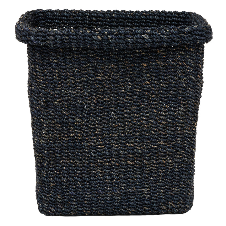 Chelston Abaca Rectangle Waste Basket (Indigo Blue)