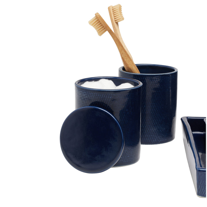 Cordoba Ceramic Bathroom Accessories (Navy)