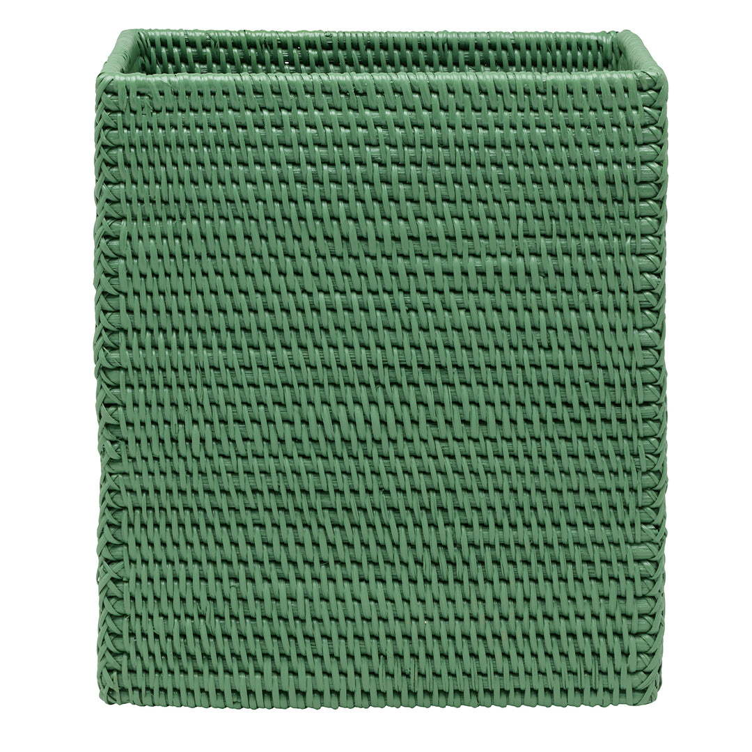 Dalton Rattan Bathroom Accessories (Moss Green)