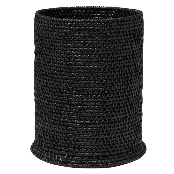 Dalton Rattan Bathroom Accessories (True Black)
