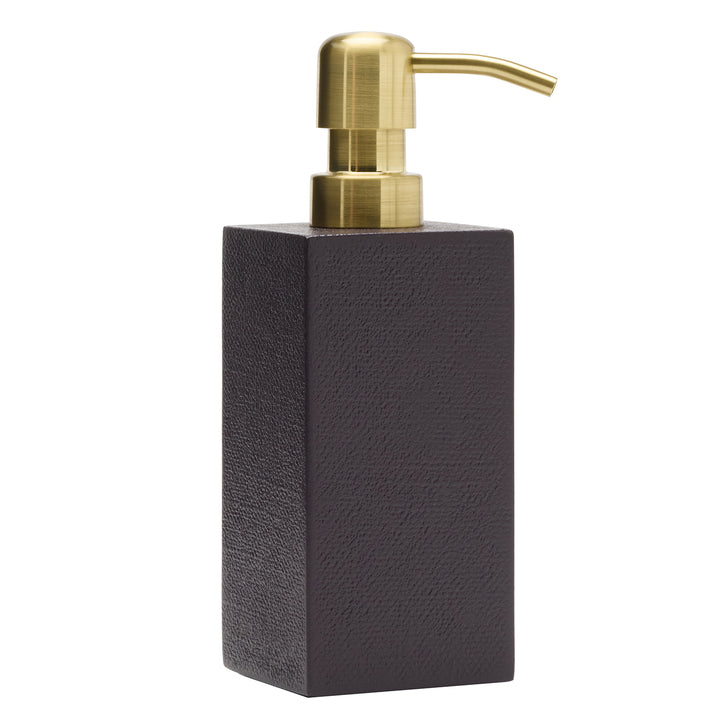 Dannes Faux Belgian Linen Bathroom Accessories (Aubergine)