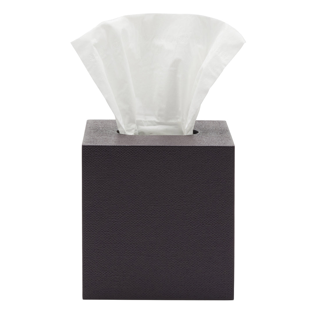 Dannes Faux Belgian Linen Bathroom Accessories (Aubergine)