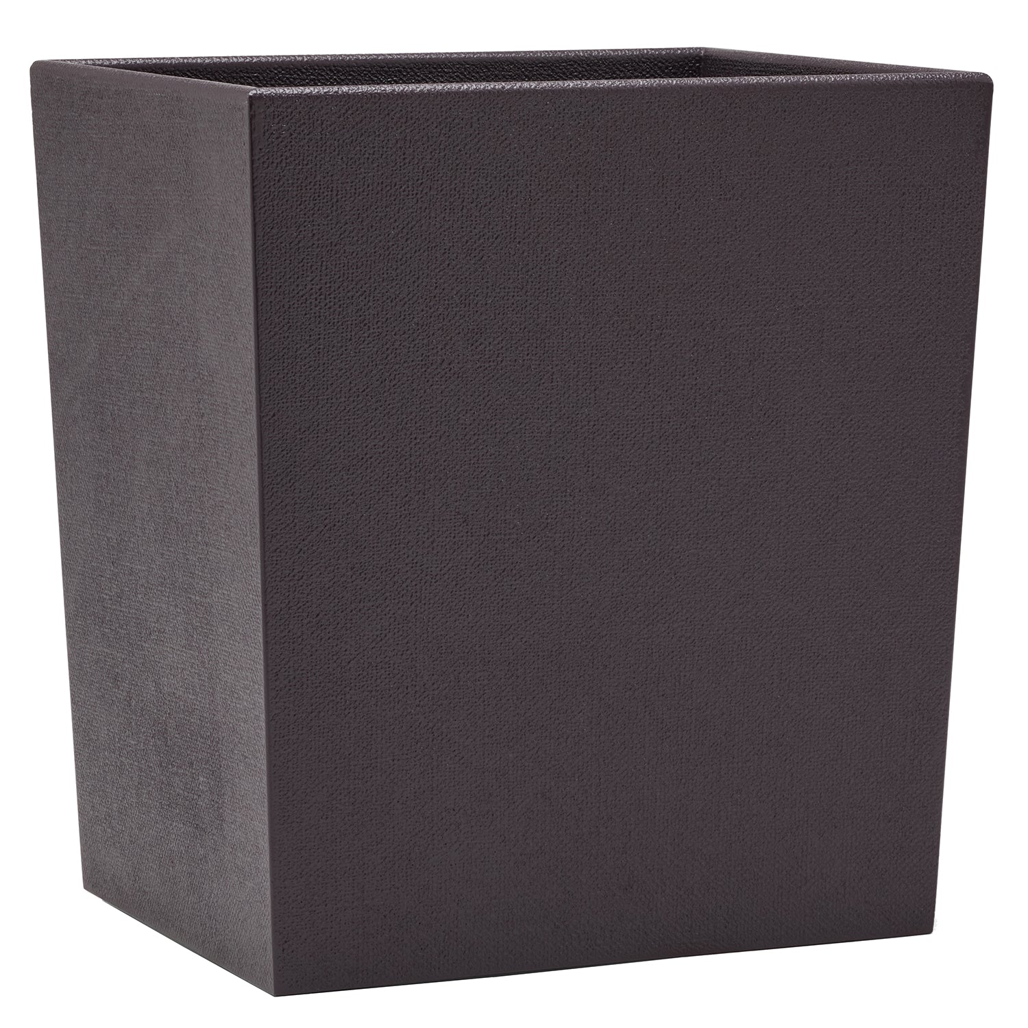 Dannes Faux Belgian Linen Rectangle Wastebasket