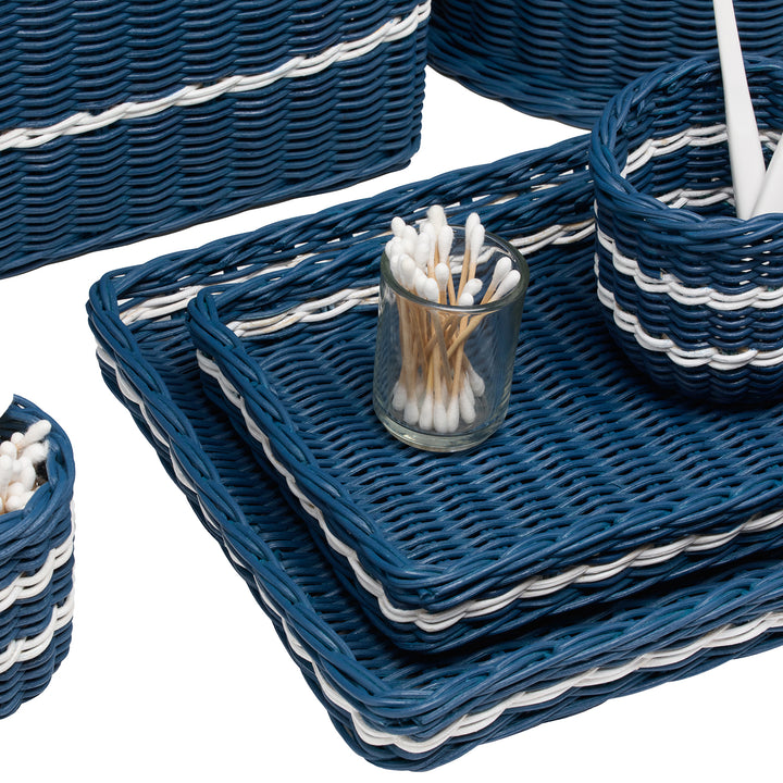 Danville Rattan Bathroom Accessories