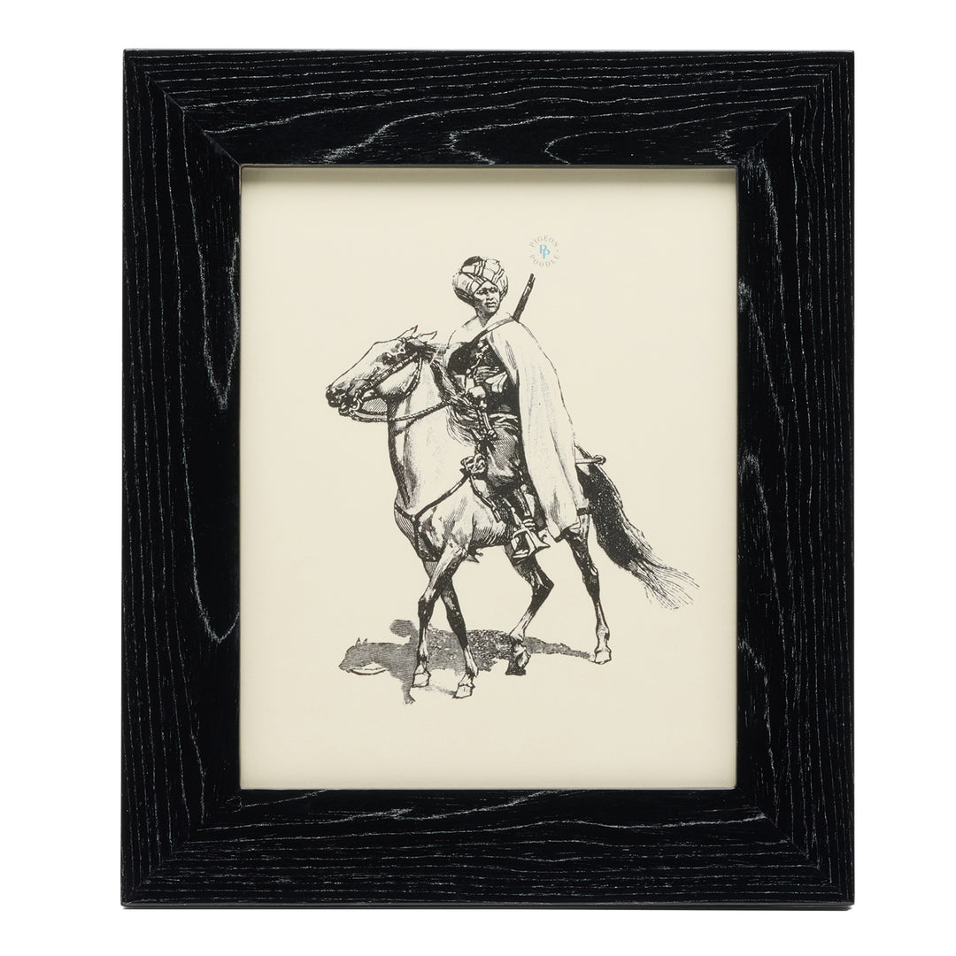 Decatur Ebony/Silver Veneer Picture Frame