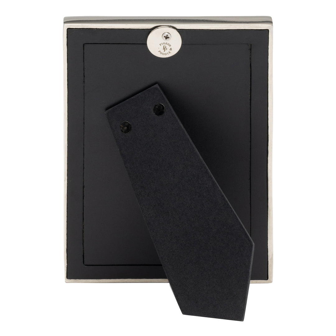 Delphi Enamel/Aluminum Picture Frame (Gray/Silver)