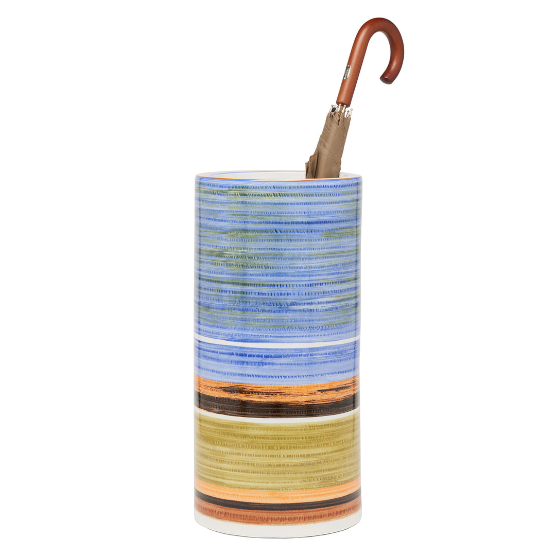 Denia Multicolor Ceramic Umbrella Stand
