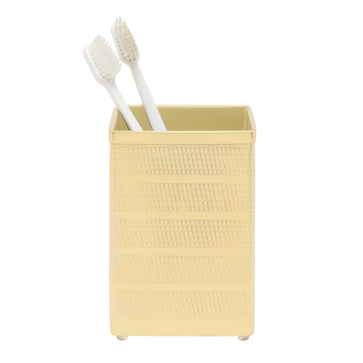 Denver Striped Etched Stainless Steel Bathroom Accessories (Shiny Gold)