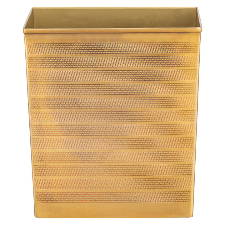 Denver Striped Etched Stainless Steel Bathroom Accessories (Antique Brass)