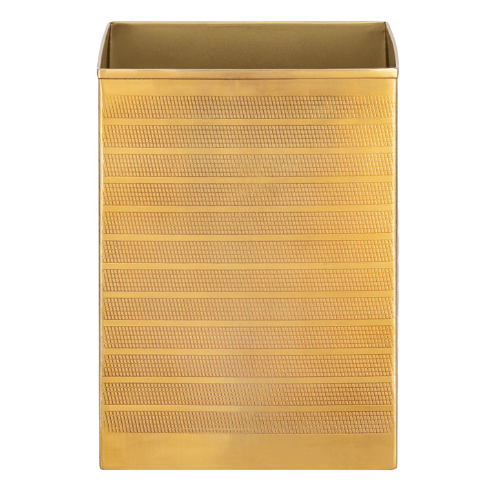 Denver Striped Etched Stainless Steel Bathroom Accessories (Antique Brass)