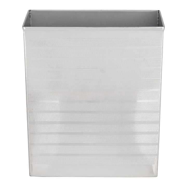 Denver Striped Etched Stainless Steel Bathroom Accessories (Shiny Silver)