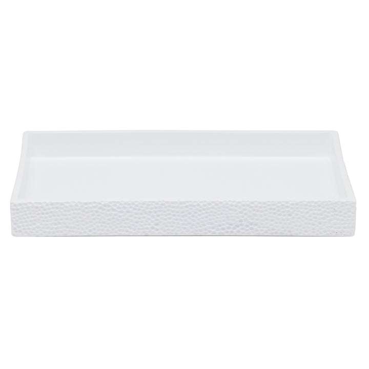 Dover Engraved Resin Bathroom Accessories (White)