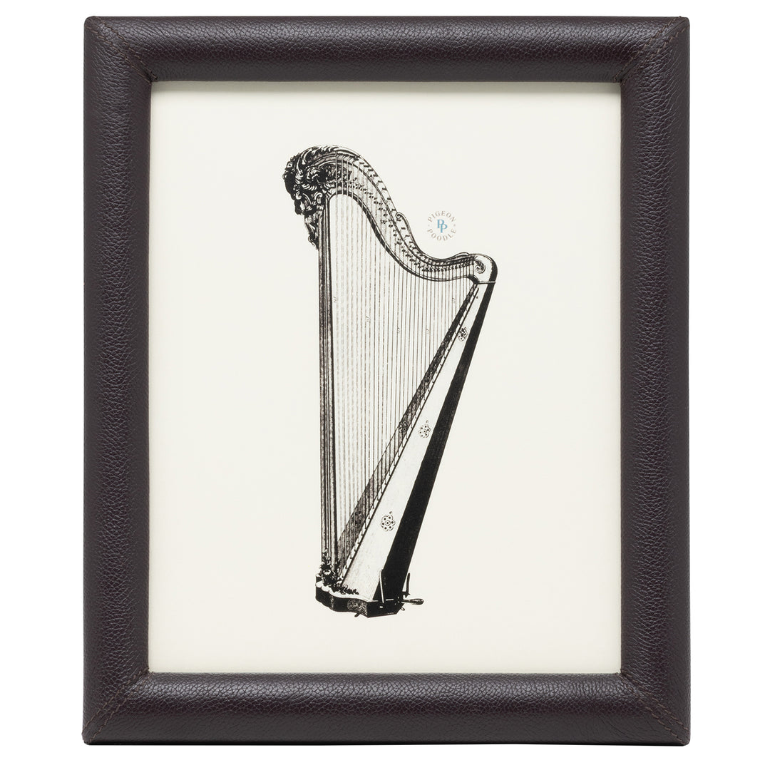 Eton Full-Grain Leather Picture Frames (Aubergine)