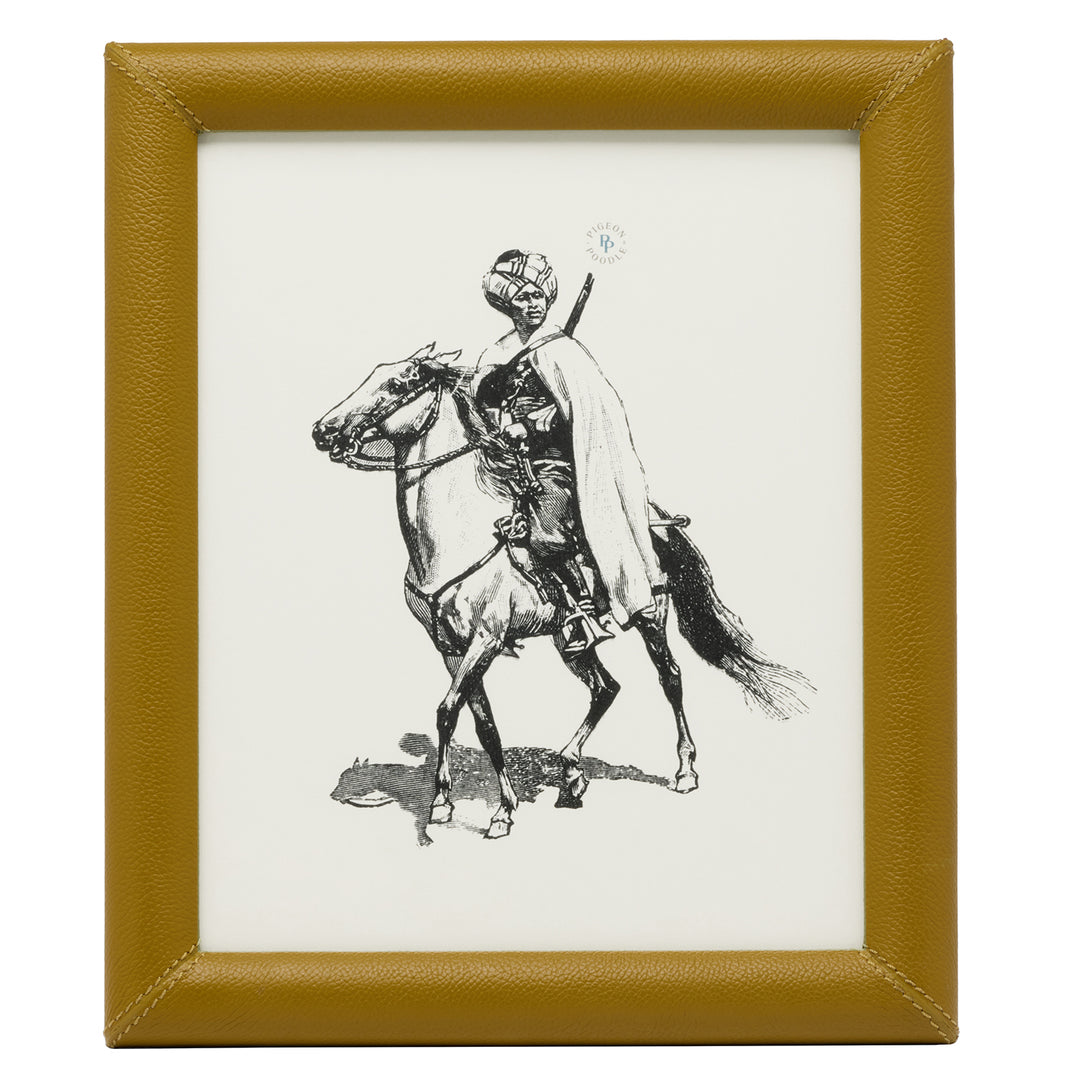 Eton Full-Grain Leather Picture Frames (Dark Olive)