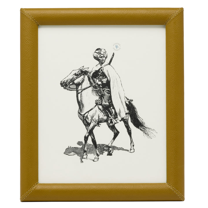 Eton Full-Grain Leather Picture Frames (Dark Olive)