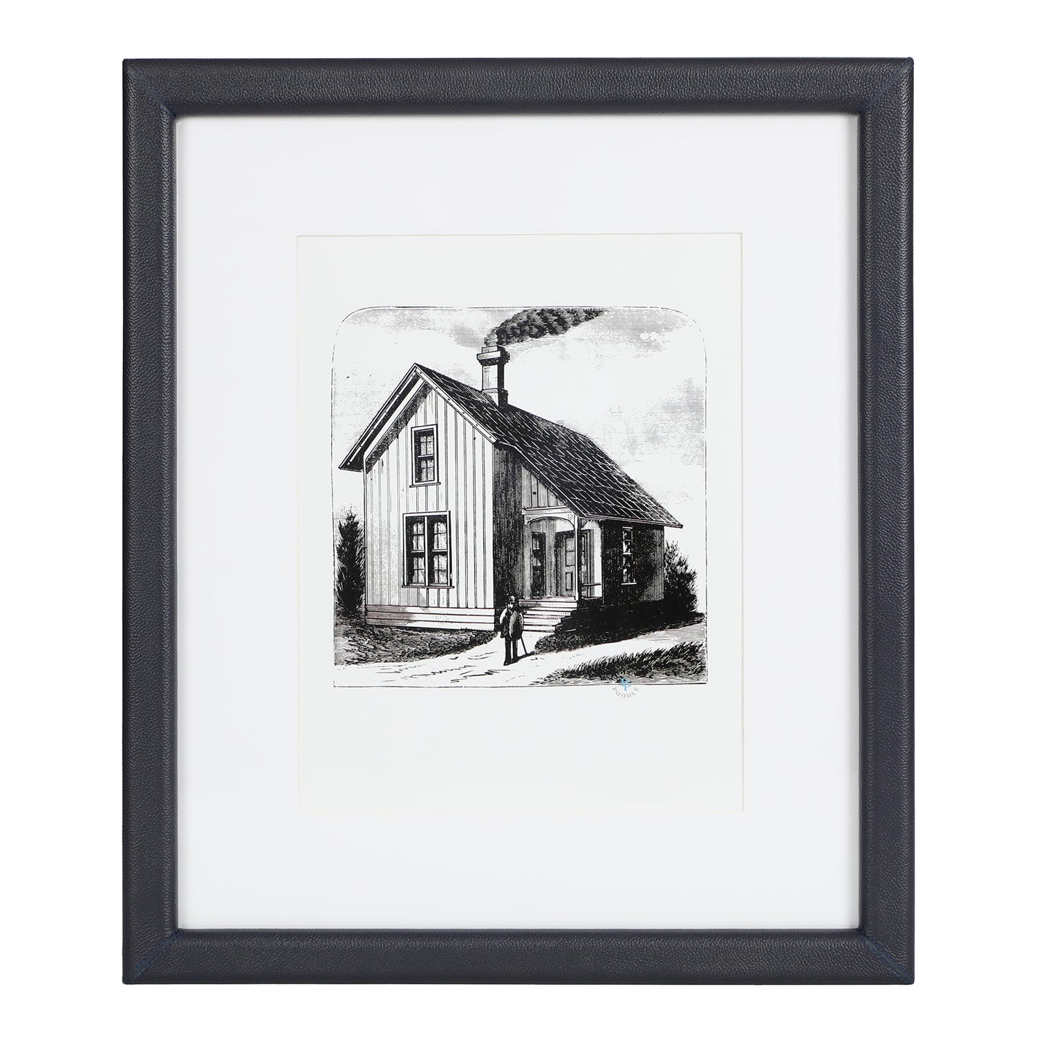 Eton Full-Grain Leather Picture Frame