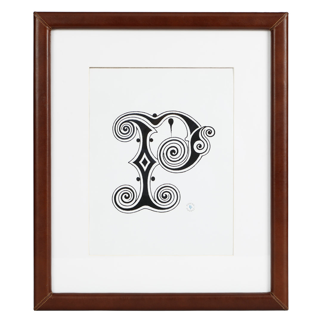 Eton Full-Grain Leather Wall Picture Frame (Tobacco)