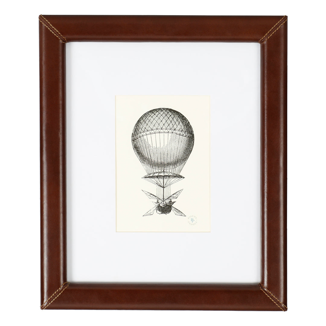 Eton Full-Grain Leather Wall Picture Frame (Tobacco)