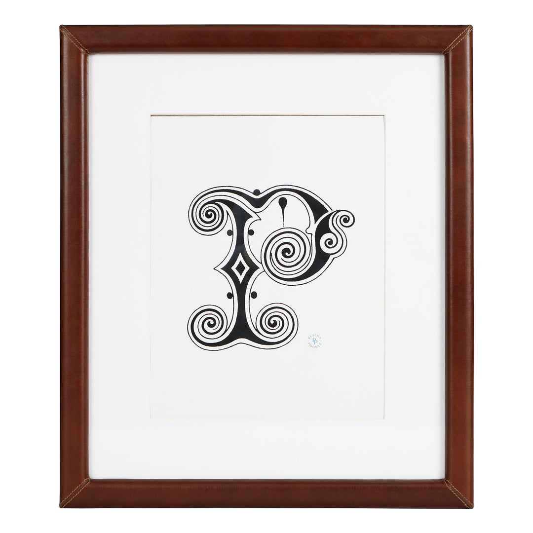 Eton Full-Grain Leather Wall Picture Frame (Tobacco)