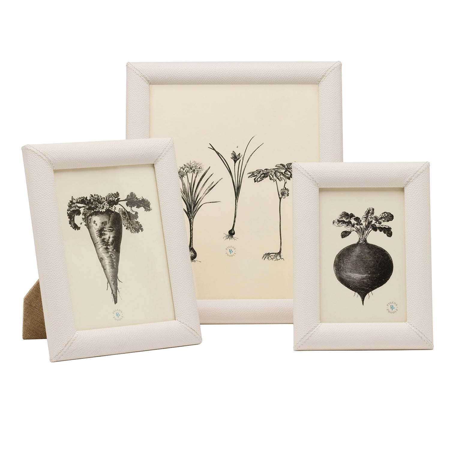 Eton Full-Grain Leather Picture Frame - Thumbnail 4