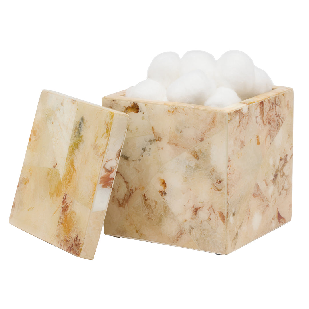Gorman Faux Marble Horn Bathroom Accessories (Brown)