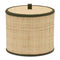 Hanford Natural Raffia/Leather Single Toilet Paper Holder Set/2 (Forest)