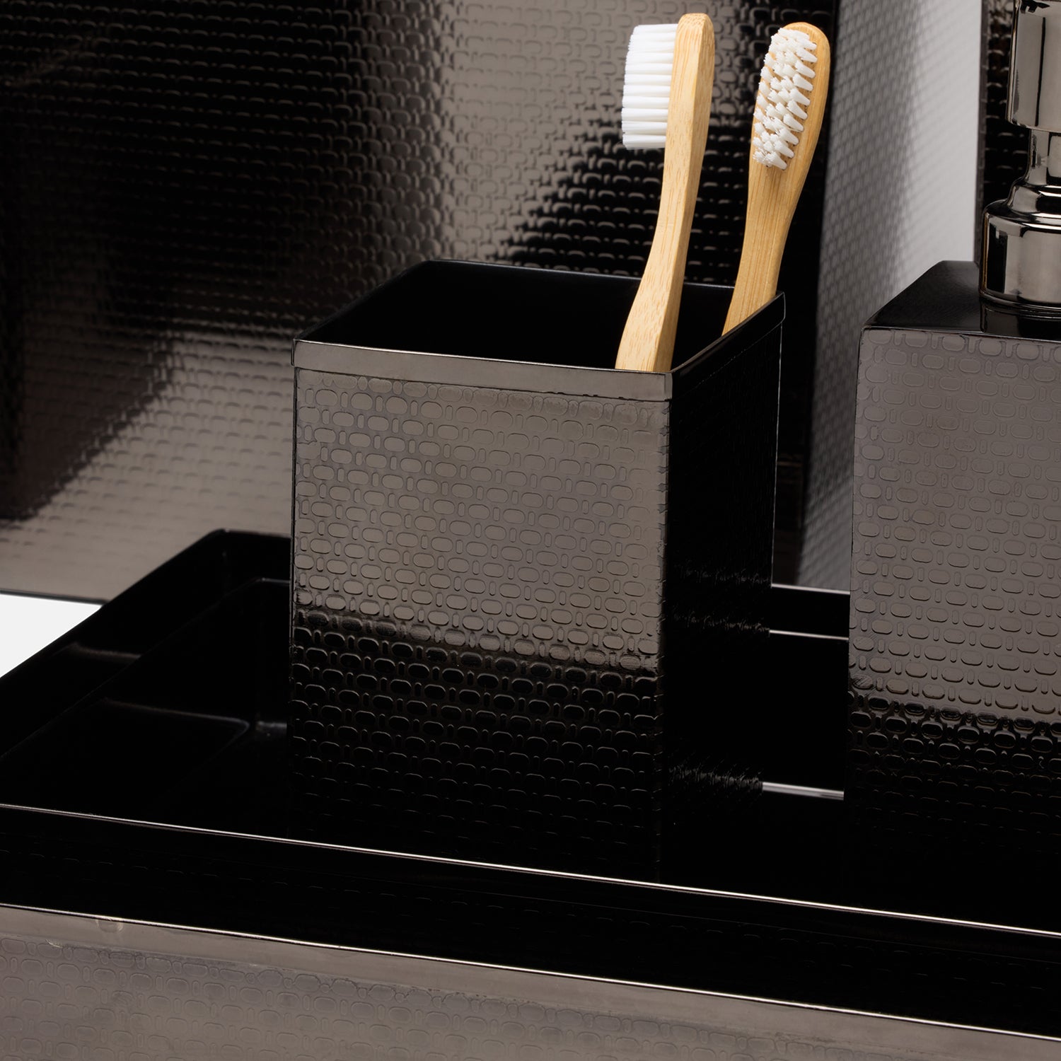 Ingram Textured Stainless Steel Bathroom Accessories
