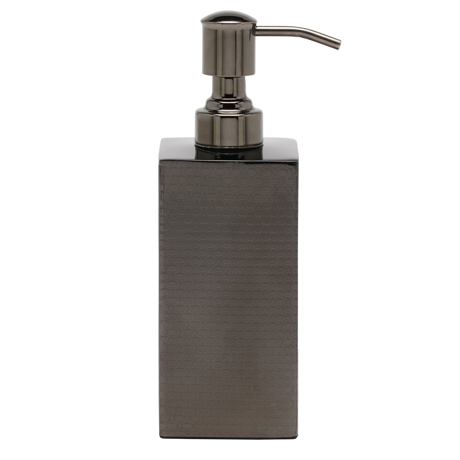 Ingram Textured Stainless Steel Soap Dispenser (Black Nickel) - Thumbnail 2