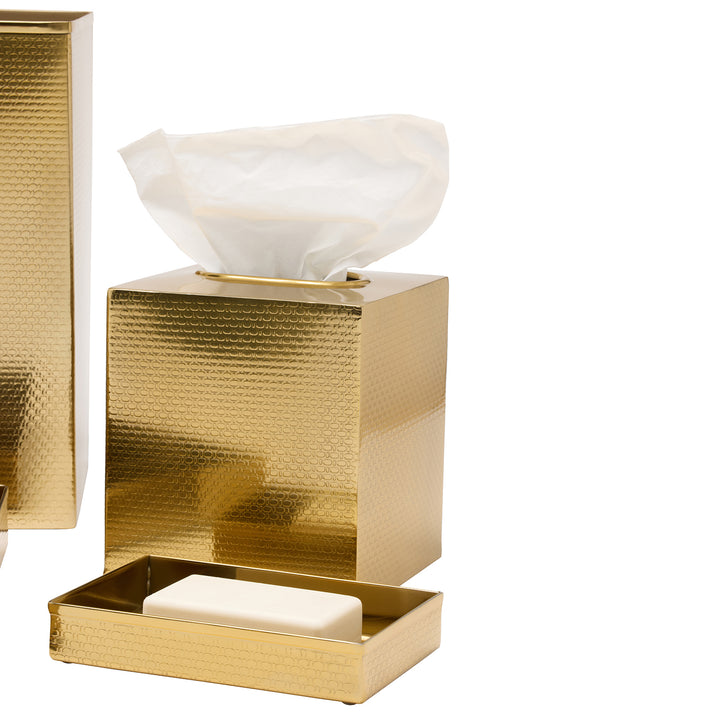 Ingram Textured Stainless Steel Bathroom Accessories (Shiny Gold)