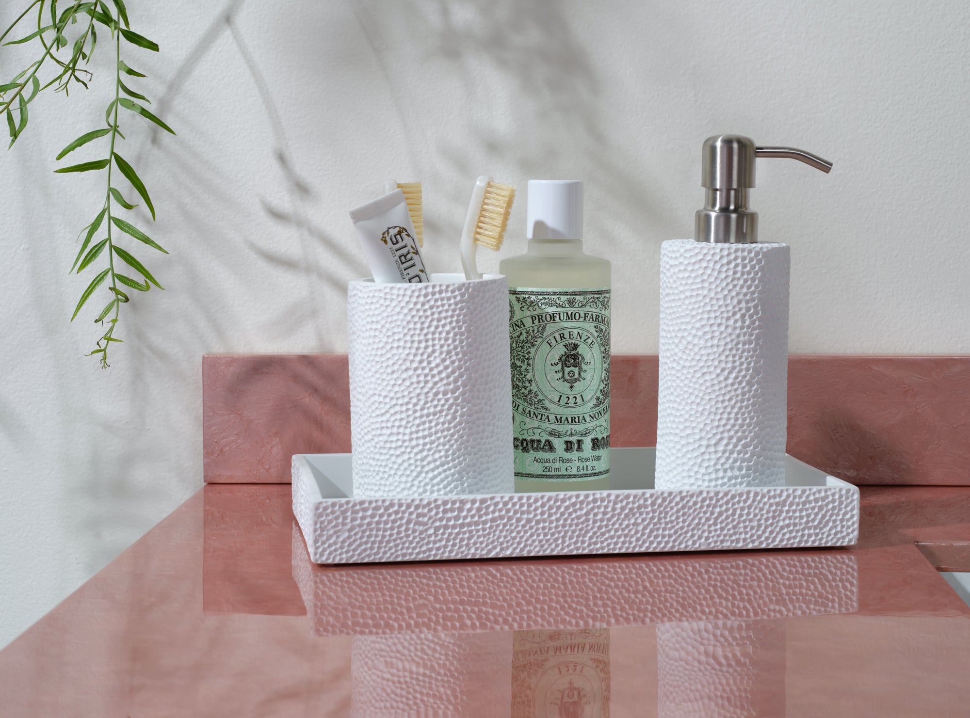 Dover Engraved Resin Soap Dispenser - Thumbnail 3