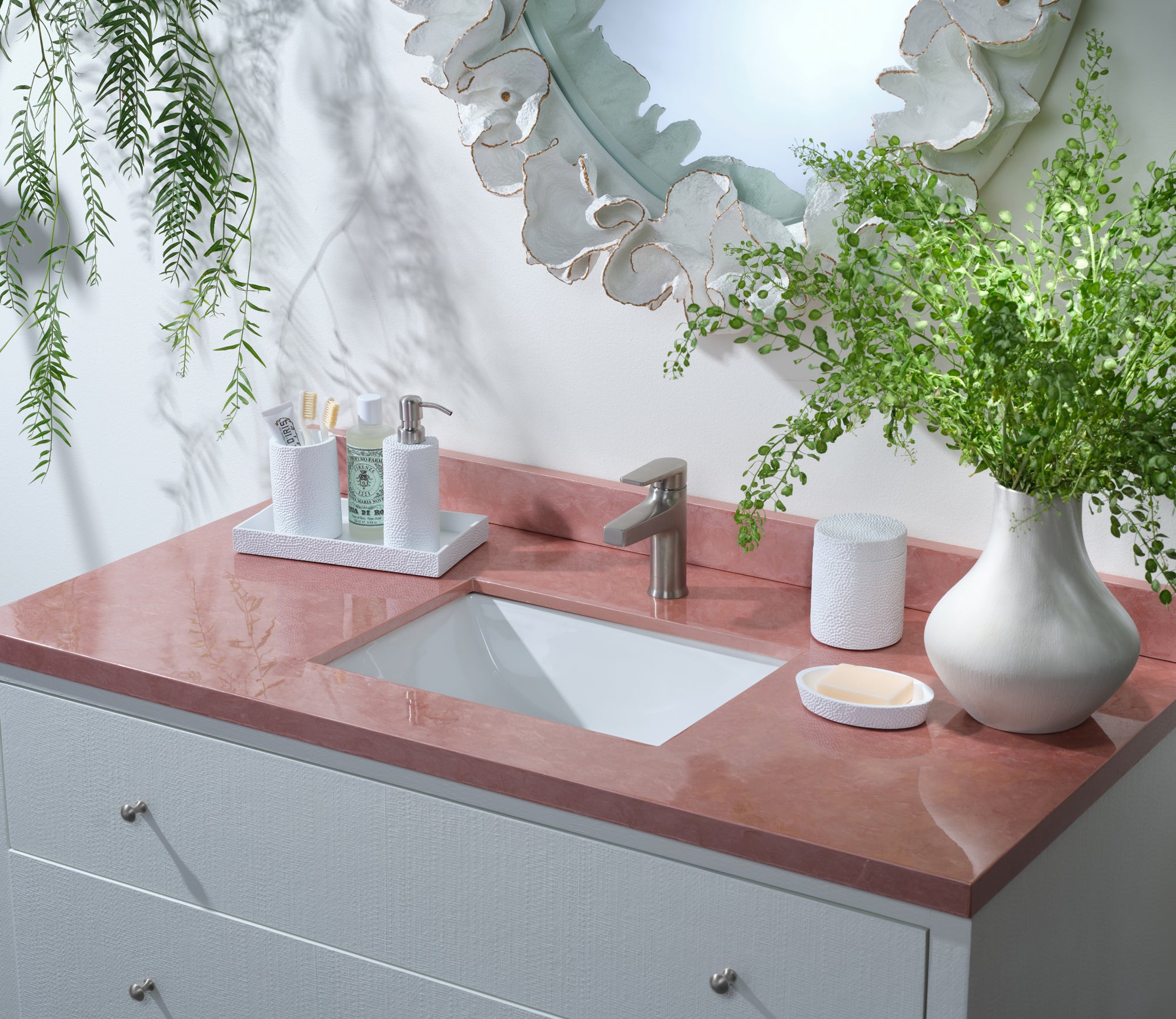 Dover Engraved Resin Soap Dispenser - Thumbnail 4