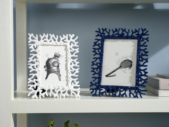 Chelsea Brass Picture Frame (Navy Blue)