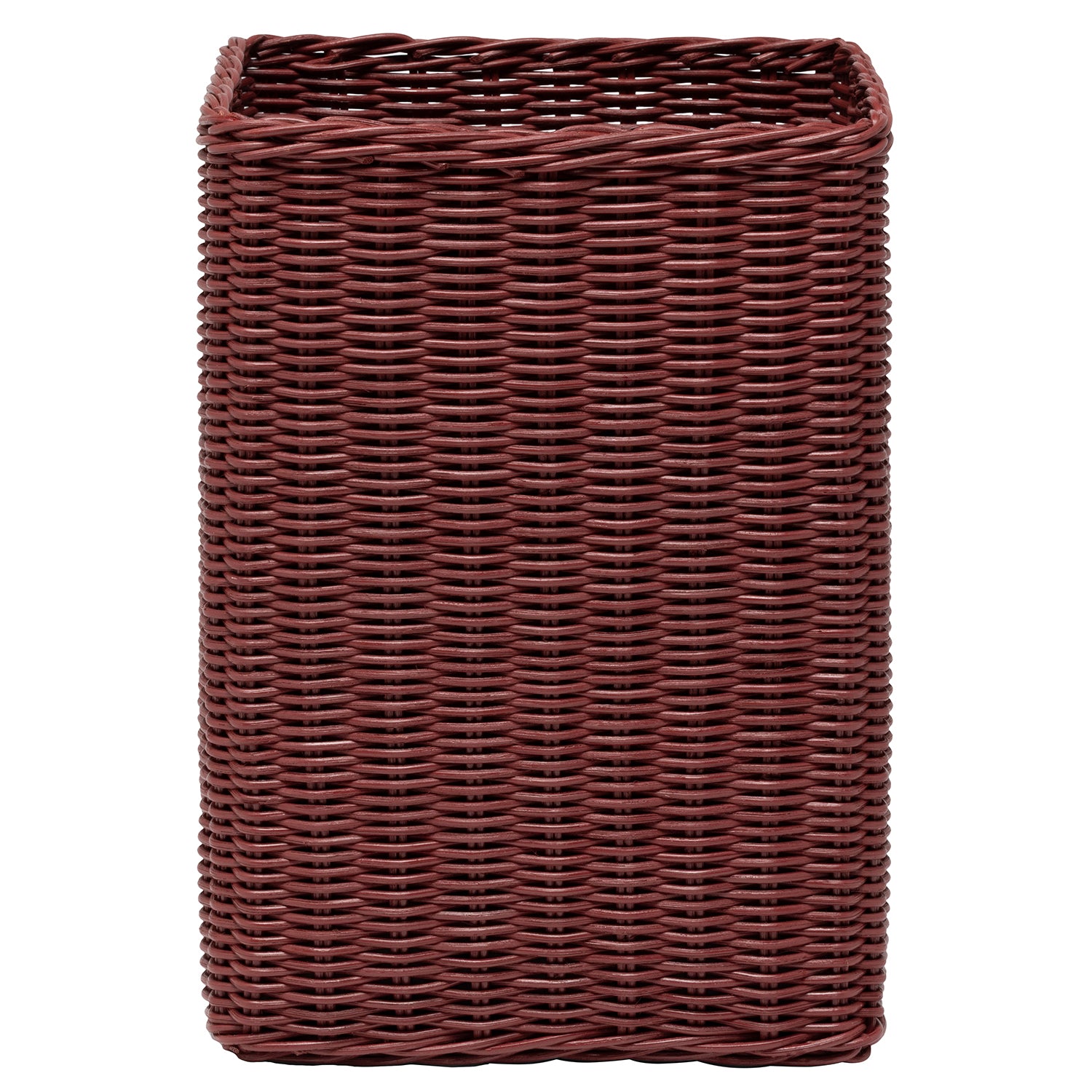 Kardia Rattan Square Wastebasket - Thumbnail 4
