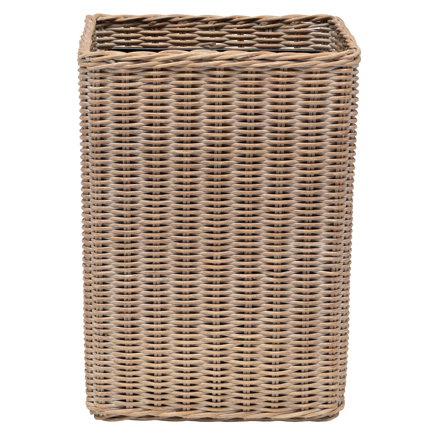 Kardia Rattan Square Wastebasket - Thumbnail 2